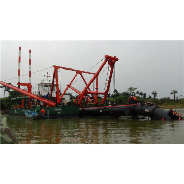 Fully hydraulic cutter suction dredger for underwater sediment dredging